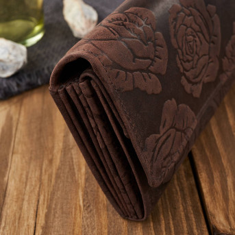 Portfel damski skórzany duży T-107 portfel damski z ochroną kart Paolo Peruzzi