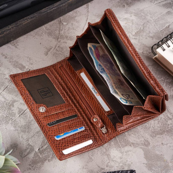 Portfel damski skórzany plecaczek damski miejski zestaw prezentowy