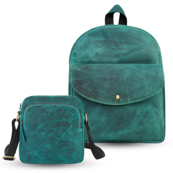 Plecaczek damski skórzany...