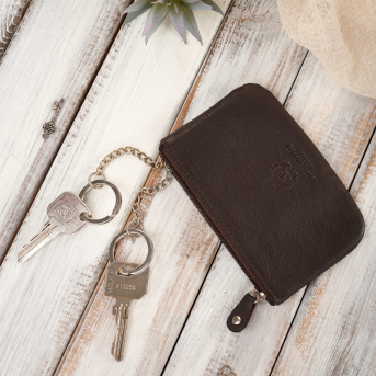 SKÓRZANE ETUI NA KLUCZE ZE SKÓRY NATURALNEJ PAOLO PERUZZI T-51