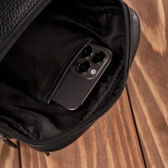 Saszetka męska na ramię skórzana elegancka do pracy praktyczna