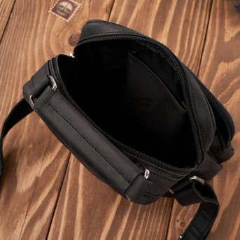 Saszetka męska na ramię skórzana elegancka do pracy praktyczna