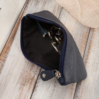 Portfel damski skórzany z kwiatowym wzorem etui na klucze zestaw prezentowy Paolo Peruzzi