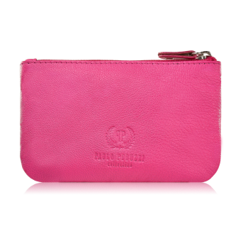 Portfel damski skórzany z kwiatowym wzorem etui na klucze zestaw prezentowy Paolo Peruzzi