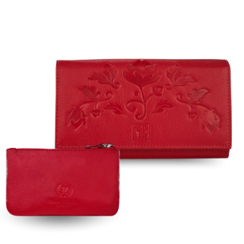 Portfel damski skórzany z...