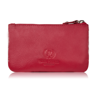 Portfel damski skórzany z kwiatowym wzorem etui na klucze zestaw prezentowy Paolo Peruzzi