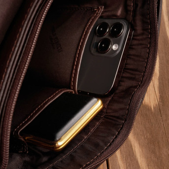 Listonoszka damska skórzana mała torebka damska brązowa