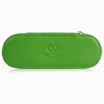 Etui na okulary, etui na klucze i breloczek zestaw prezentowy zielony