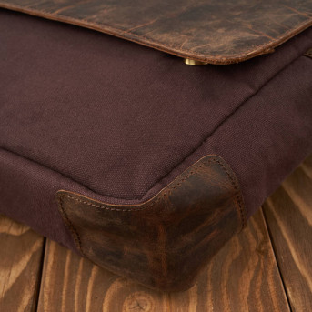 TORBA MĘSKA NA RAMIĘ DO SZKOŁY NA UCZELNIĘ VINTAGE T-20-BR