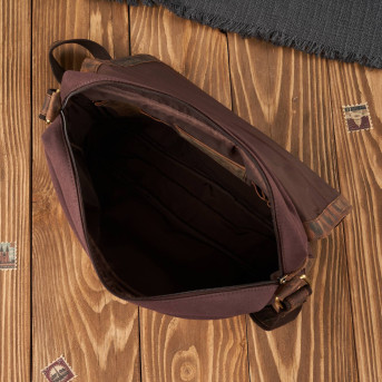 TORBA MĘSKA NA RAMIĘ DO SZKOŁY NA UCZELNIĘ VINTAGE T-20-BR