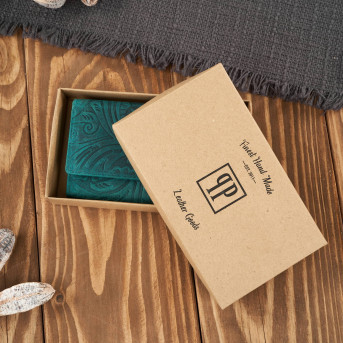 Portfel damski skórzany w kwiaty vintage T-108-HGR portfel damski duży Paolo Peruzzi RFID