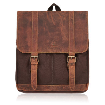 Duży plecak męski skórzany...