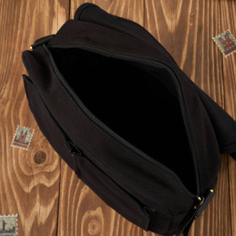 MĘSKA TORBA CZARNA NA RAMIĘ PAOLO PERUZZI T-17-BL