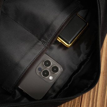 MĘSKA TORBA CZARNA NA RAMIĘ PAOLO PERUZZI T-17-BL