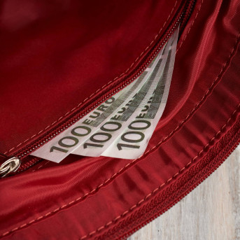 Torebka damska listonoszka skórzana na ramię czerwona Paolo Peruzzi