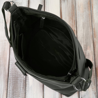 Torebka damska listonoszka skórzana na ramię ciemnozielona Paolo Peruzzi