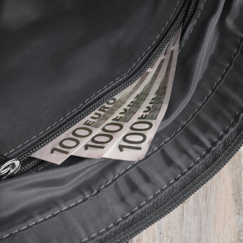 Torebka damska listonoszka skórzana na ramię szara Paolo Peruzzi