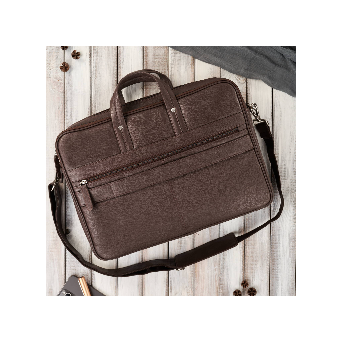 Torba męska skórzana na laptopa podróżna na walizkę Paolo Peruzzi E-25-BR