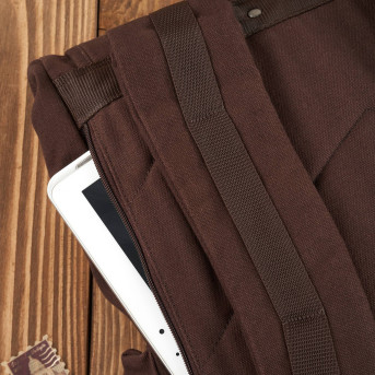 DUŻY BRĄZOWY MĘSKI PLECAK VINTAGE RETRO PAOLO PERUZZI T-19-BR