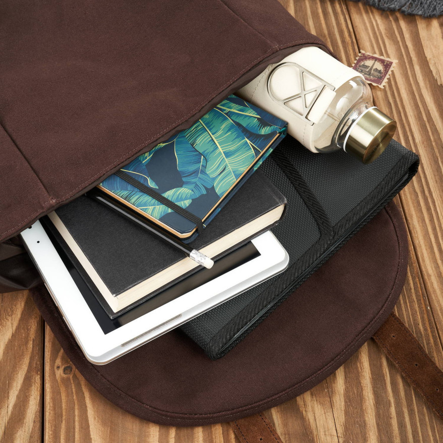 Zestaw upominkowy dla mężczyzny: plecak męski na laptopa i portfel męski ZUP-22