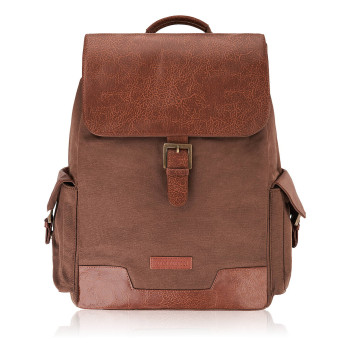 Plecak męski brązowy do...