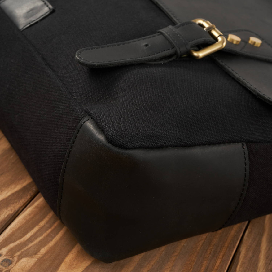 Zestaw prezentowy dla niego: portfel męski i torba na ramię ZUP-06-BL