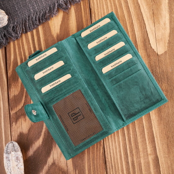 Portfel damski skórzany Paolo Peruzzi portfel damski duży T-113