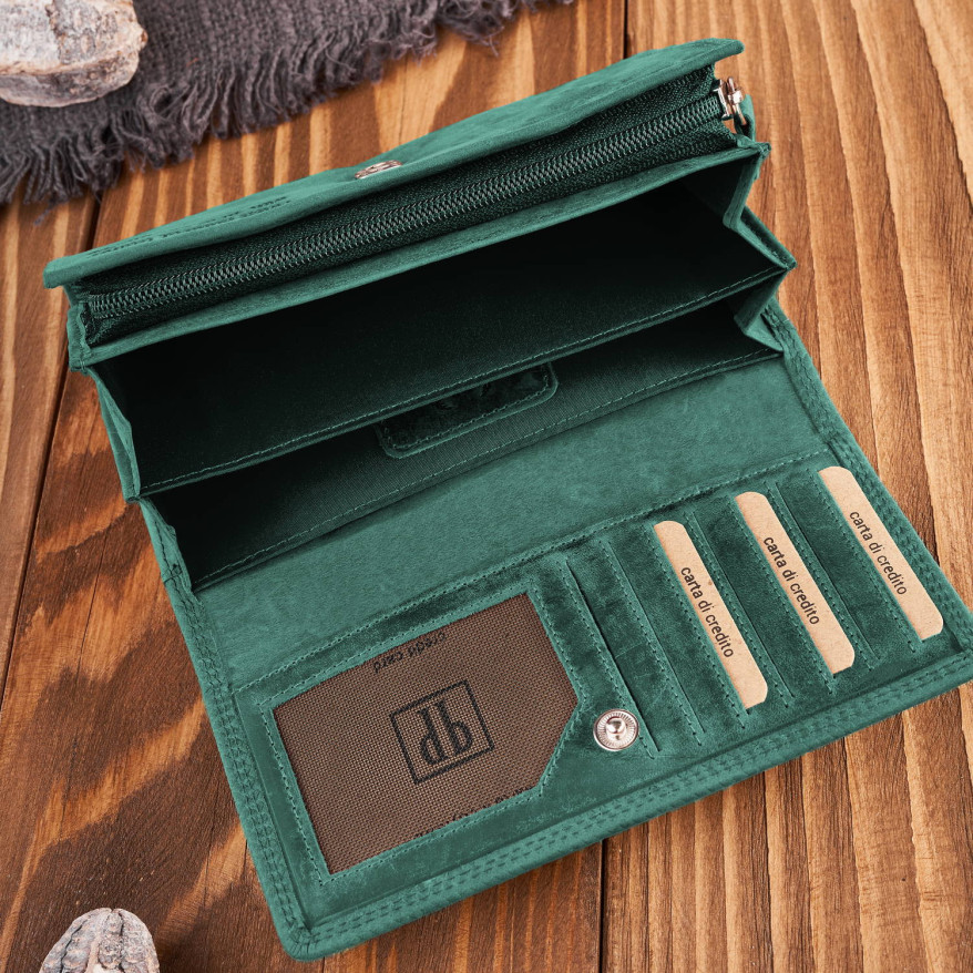 Portfel damski skórzany Paolo Peruzzi portfel damski duży T-113