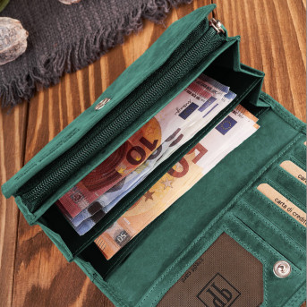 Portfel damski skórzany Paolo Peruzzi portfel damski duży T-113