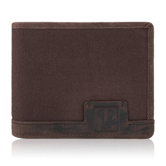 Portfel męski T-02-BR skórzane etui na klucze T-49-BR Zestaw prezentowy dla niego