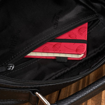 Torba męska na ramię listonoszka skórzana czarna do pracy