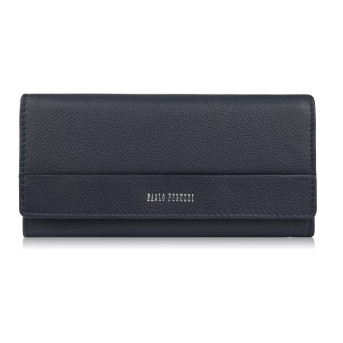 Granatowy portfel damski...