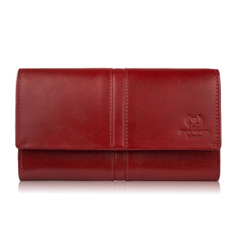 Czerwony portfel damski...