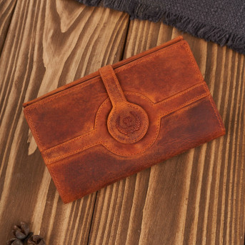 Portfel damski duży podwójny Paolo Peruzzi portfel damski skóra naturalna T-134