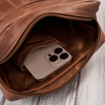 Listonoszka męska skórzana Paolo Peruzzi torba męska na ramię czarna AY-04-HCG