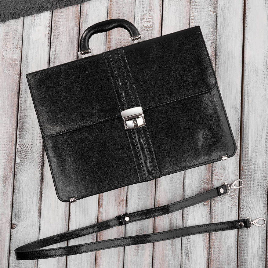 Aktówka męska skórzana Paolo Peruzzi do ręki i na ramię