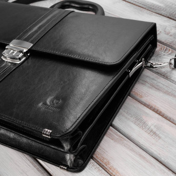 Aktówka męska skórzana Paolo Peruzzi do ręki i na ramię