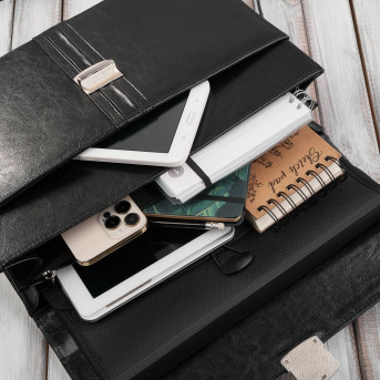 Aktówka męska skórzana Paolo Peruzzi do ręki i na ramię