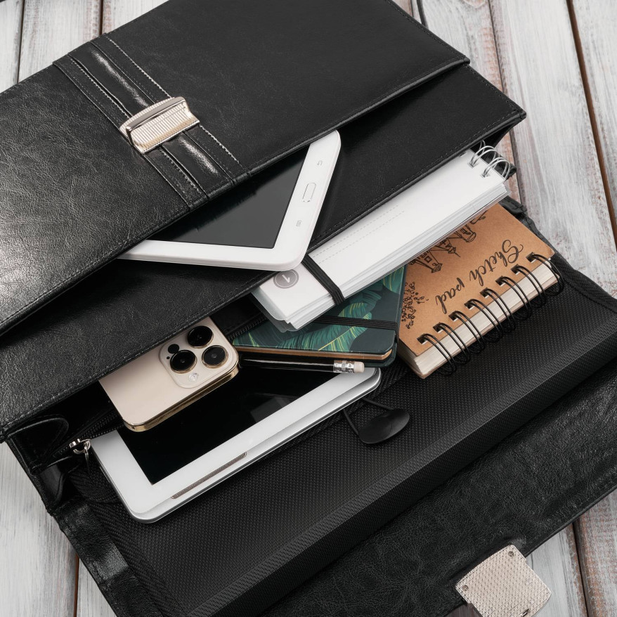 Aktówka męska skórzana Paolo Peruzzi do ręki i na ramię