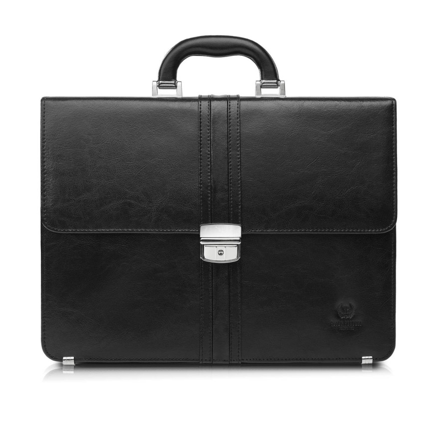 Aktówka męska skórzana Paolo Peruzzi do ręki i na ramię