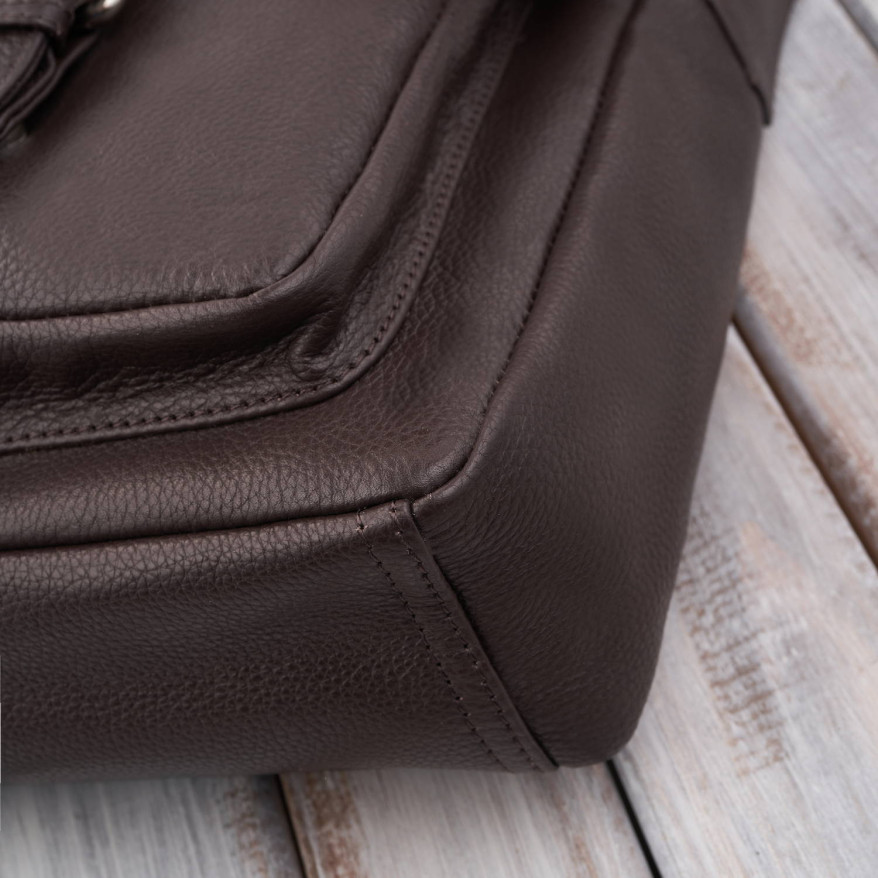 Listonoszka męska retro vintage ze skóry naturalnej czarna Paolo Peruzzi E-32-BR