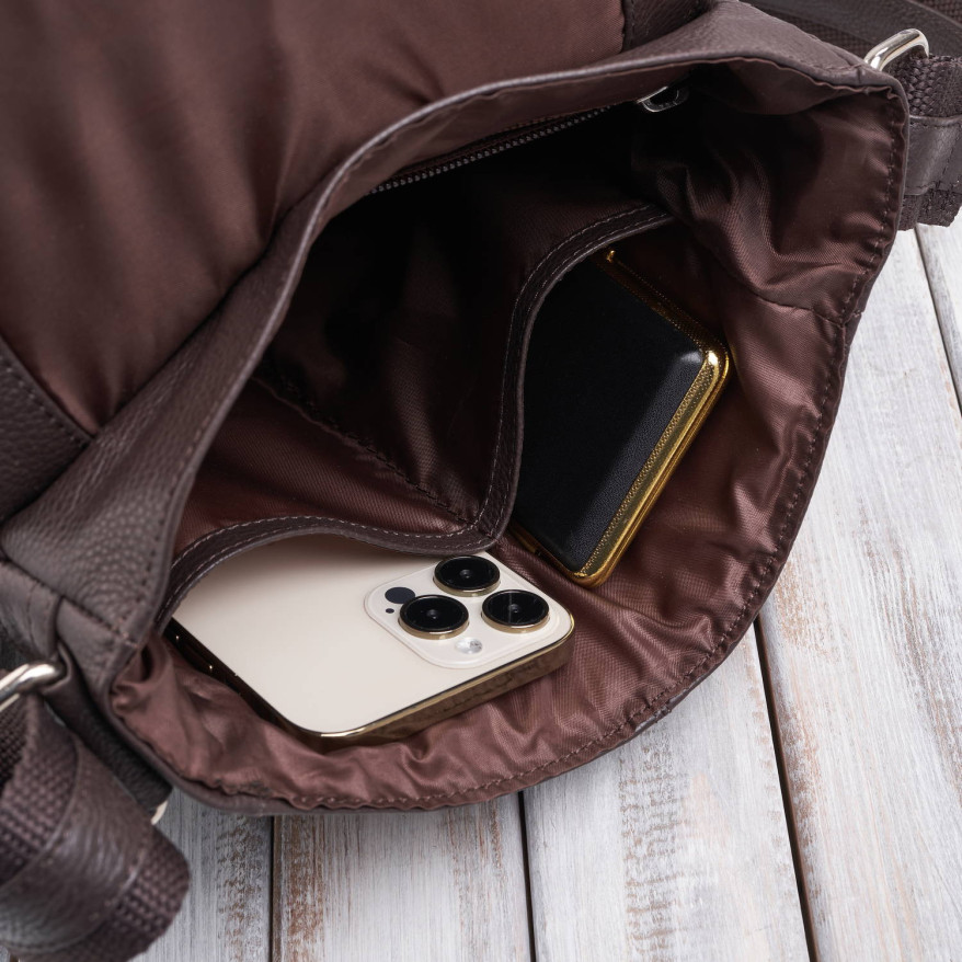 Listonoszka męska klasyczna ze skóry naturalnej czarna Paolo Peruzzi E-31-BR