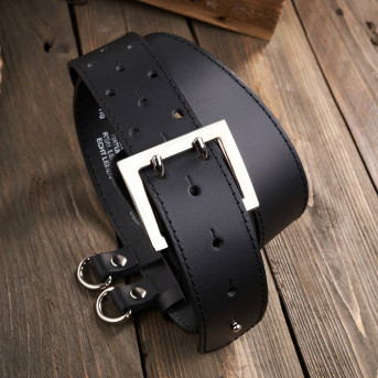 Wojskowy pasek męski skórzany wytrzymały Paolo Peruzzi PG-06-BL-110