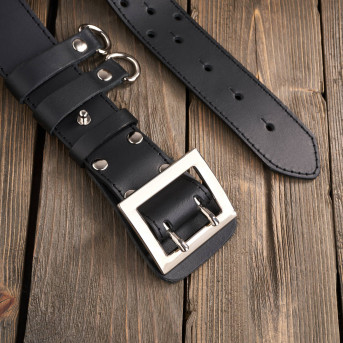 Wojskowy pasek męski skórzany wytrzymały Paolo Peruzzi PG-06-BL-110