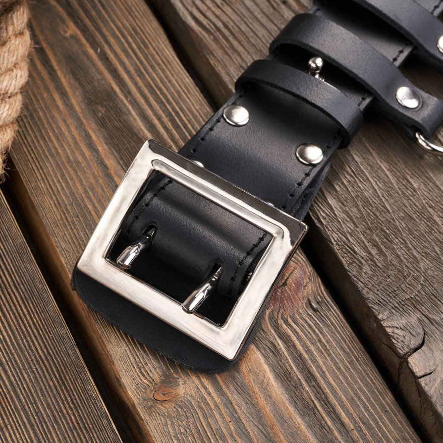 Wojskowy pasek męski skórzany wytrzymały Paolo Peruzzi PG-06-BL-120