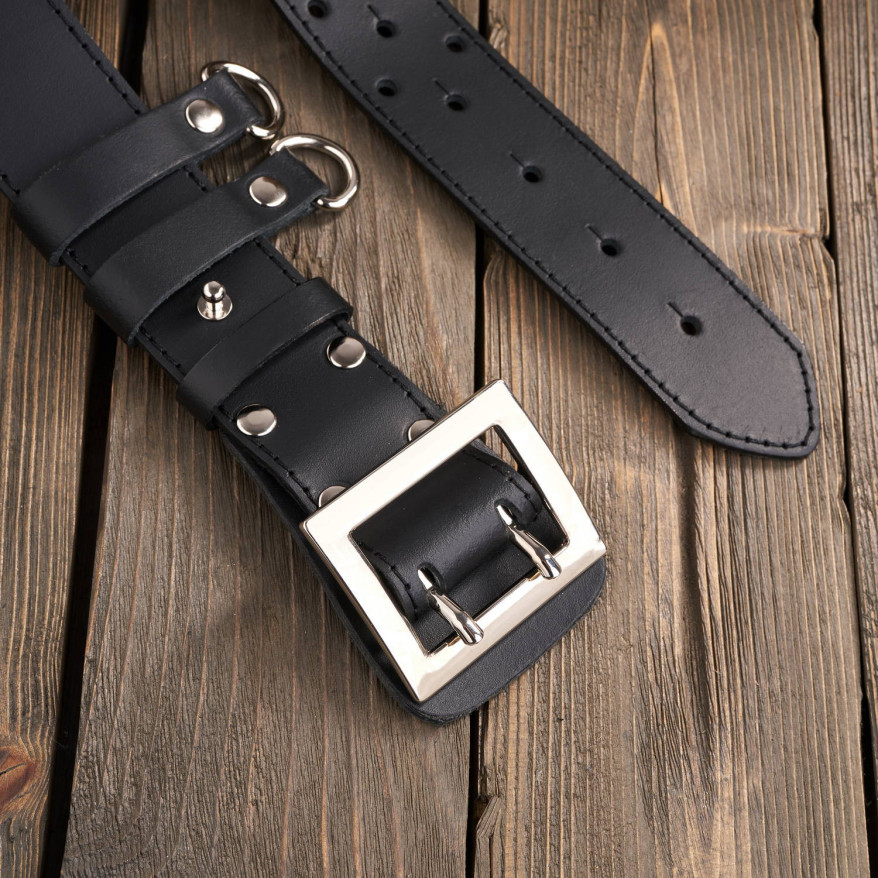 Wojskowy pasek męski skórzany wytrzymały Paolo Peruzzi PG-06-BL-120