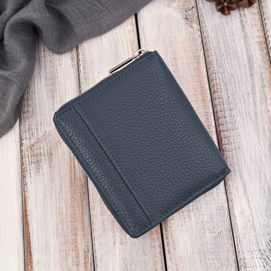 Portfel damski skórzana portmonetka na suwak RFID Paolo Peruzzi T-139-NV