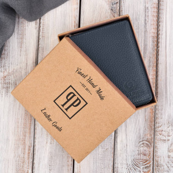 Portfel damski skórzana portmonetka na suwak RFID Paolo Peruzzi T-139-NV