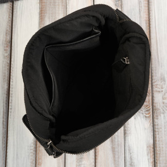 Listonoszka męska skórzana na ramię torba męska w kolorze czarnym Paolo Peruzzi AL-20-BL