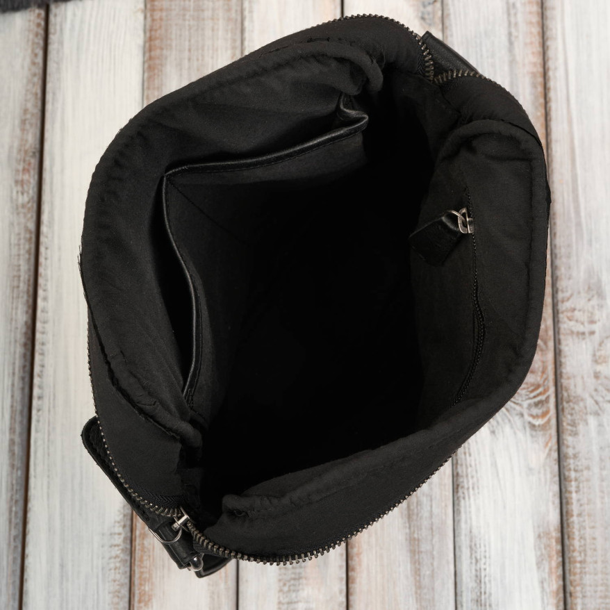 Listonoszka męska skórzana na ramię torba męska w kolorze czarnym Paolo Peruzzi AL-20-BL